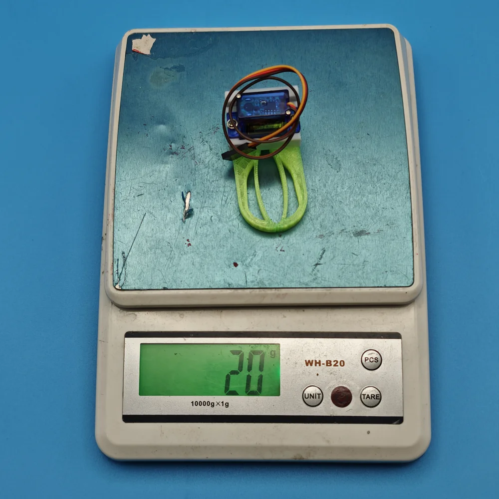 Braço robótico tpu pinça flexível sg90 pinça de mão robótica robô garra impressão 3d diy ciência e inovação de tecnologia