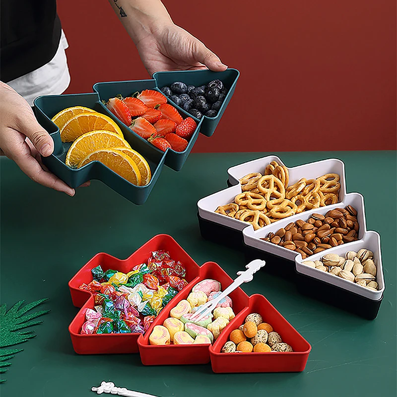 

Christmas Tree Fruit Plate Home Snack Plate Christmas Party Home Decorations 2024 Christmas Gift Merry Christmas