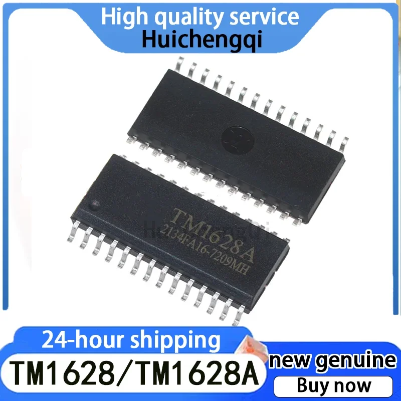 5PCS Genuine SMT TM1628 TM1628A SOP-28 LED Digital Display Driver IC Chip