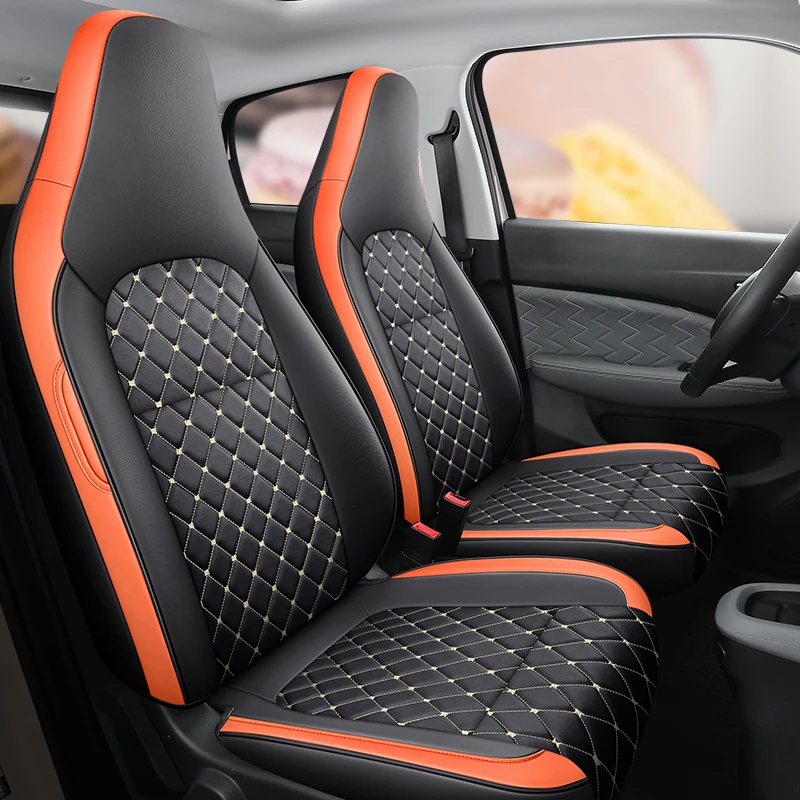 For Leapmotor T03 2024 2025 2026 Car PU leather Seat Cover Specific Customize Full Covered with Front and Rear Full Complete Se
