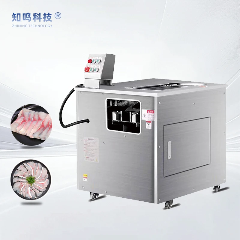 Commercial Fully Automatic Fish Slicer High Efficiency High-Efficiency Machines for Catering & Fish Processing