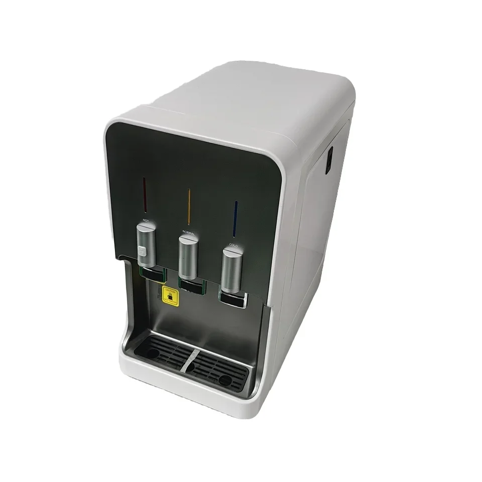 Desktop water dispenser hot and cold normal with ultrafiltration system children lock office kitchen school countertop