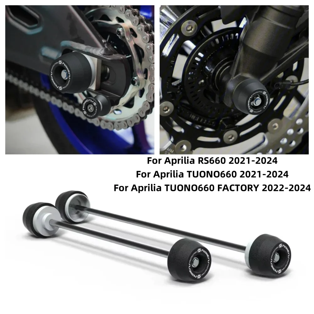 

For Yamaha MT-10 MT-10SP FZ-10 2016-2024 Front Rear Axle Fork Crash Slider Motorcycle Wheel Hub Anti-Collision Block