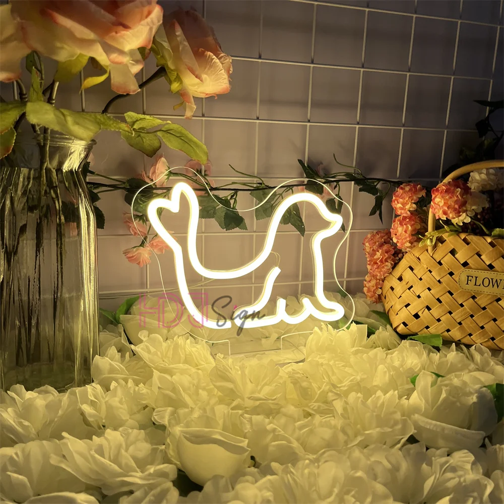 Dolphin Neon Led Sign for Kids Bedroom Decoration Home Room LED Neon Desk Lights Decor Night Light Creative Birthday Gift