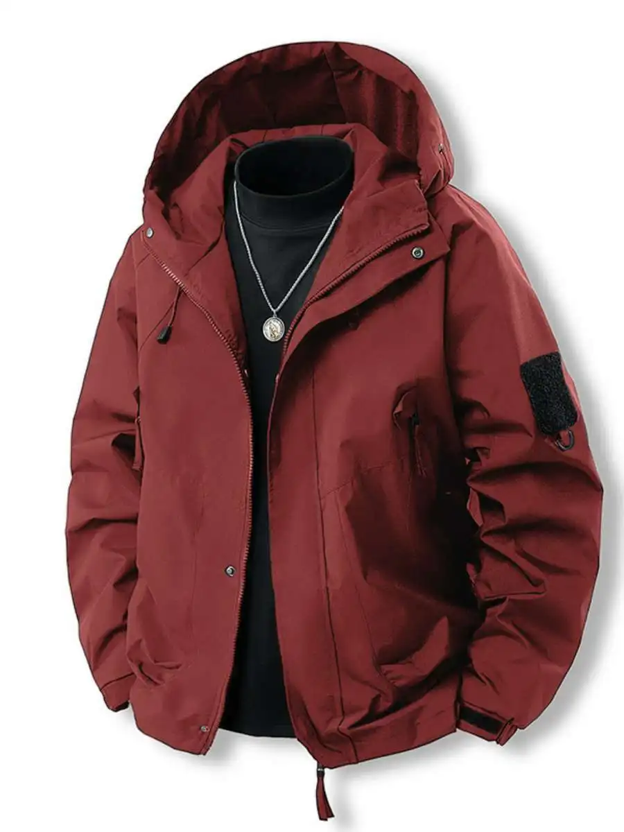 

Новая демисезонная куртка с капюшоном для мужчин и женщин, функциональная верхняя одежда для активного отдыха и работы, удлиненная модель, чистый хлопок.