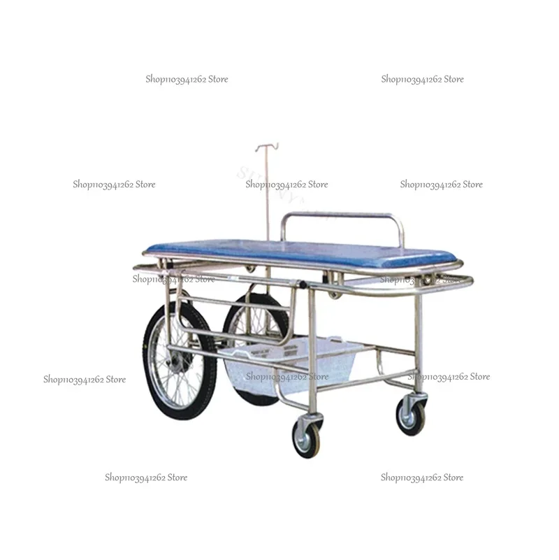 SY-R029 Whole Sale Adjustable Hospital Stretcher Trolley Stainless Steel Medical Patient Stretcher