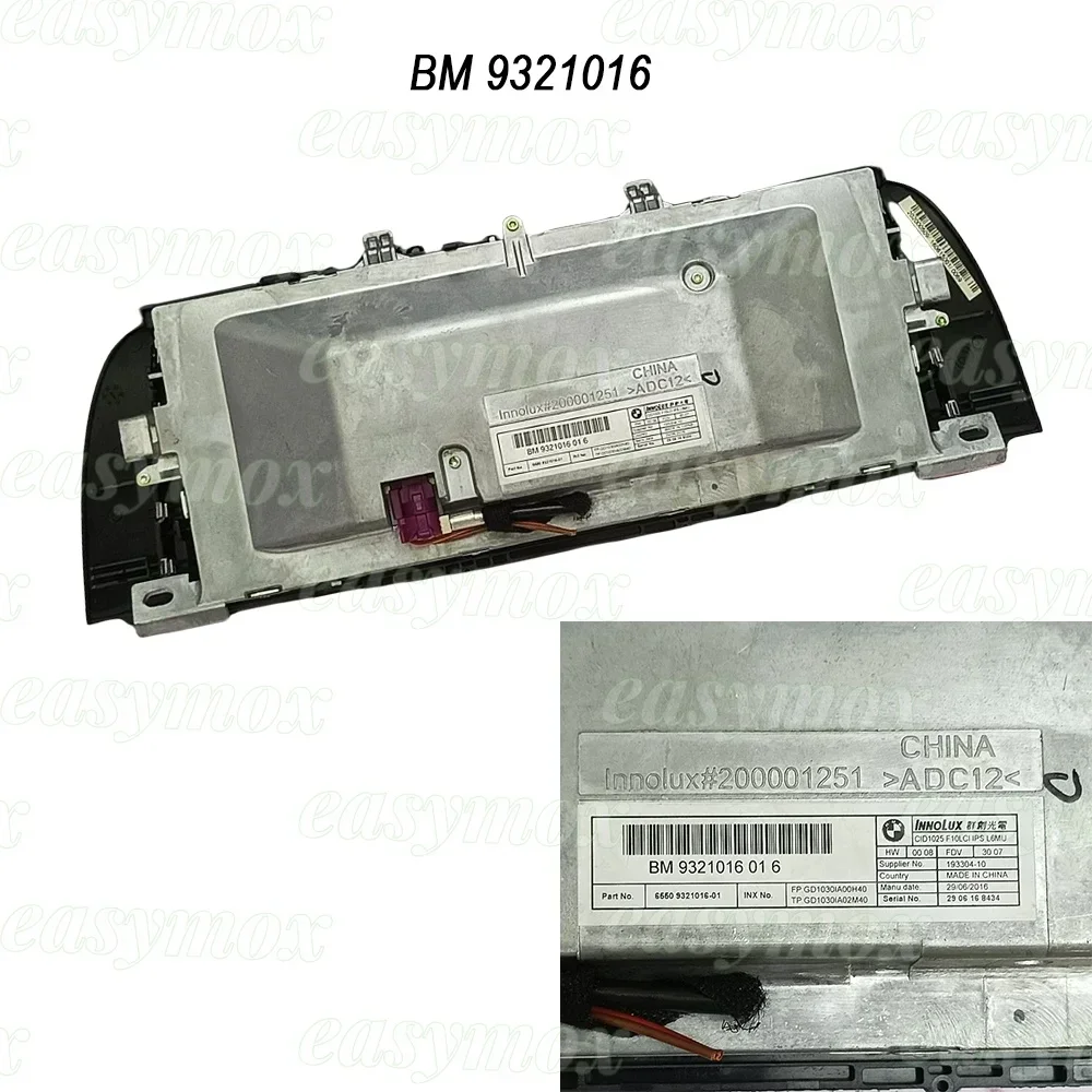 LCD Display for BMW 7 Series F01 F02 NBT Navigation BM 9321016 01 6 Navigation Information Radio Screen BM9321016016 10.25