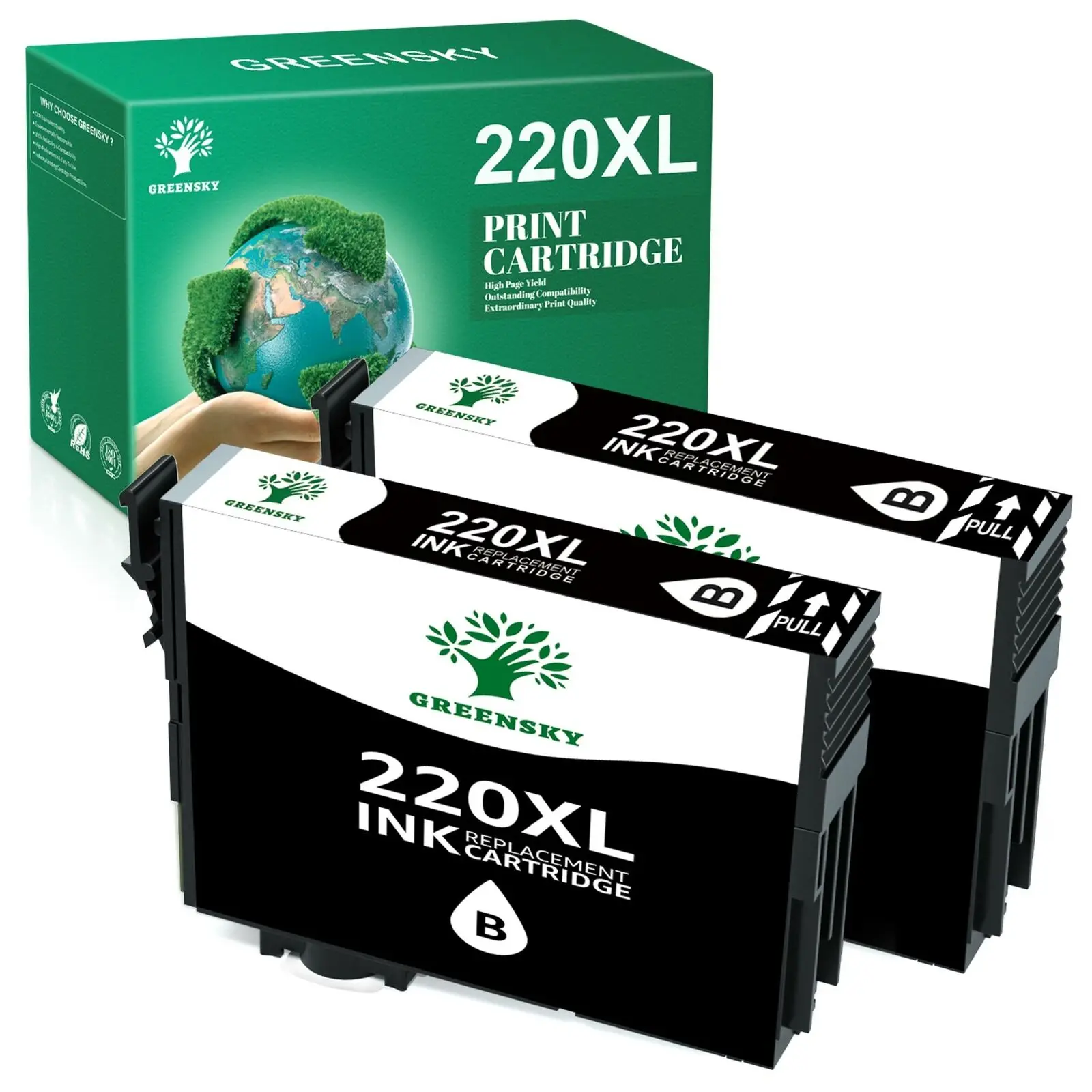 

Чернила для Epson XP-320 WF2630 WF2650 WF2660 WF2750, 2x220 XL T220