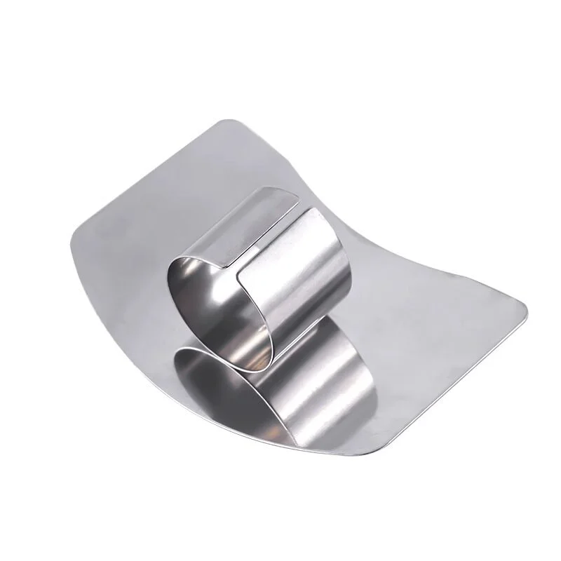 Finger Guard Safe Cutting Heavy Duty Stainless Steel Anti Cut Shield Anti Slip Grip Cooking Kitchen Tool Hand Protector Knife