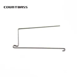 COUNTBASS 50pcs Stainless Steel Wire Form For Fishing Lures DIY Buzzbaits Tackle Crafts Accessories
