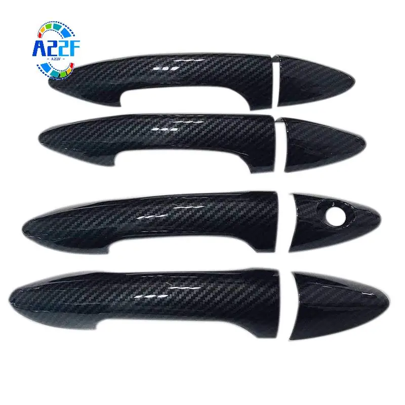A22F-Car Exterior Door Handle Cover Trim For Solaris VERNA 2011 2012 2013 2014 2015 2016 Car Accessories