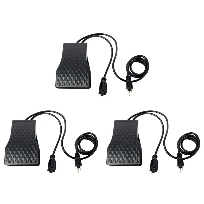 [Superx&KND]3X Flex Shaft Motor Foot Control Pedal Replacement Electric For Rotary Tool Hanging Grinder Carver Tool US Plug