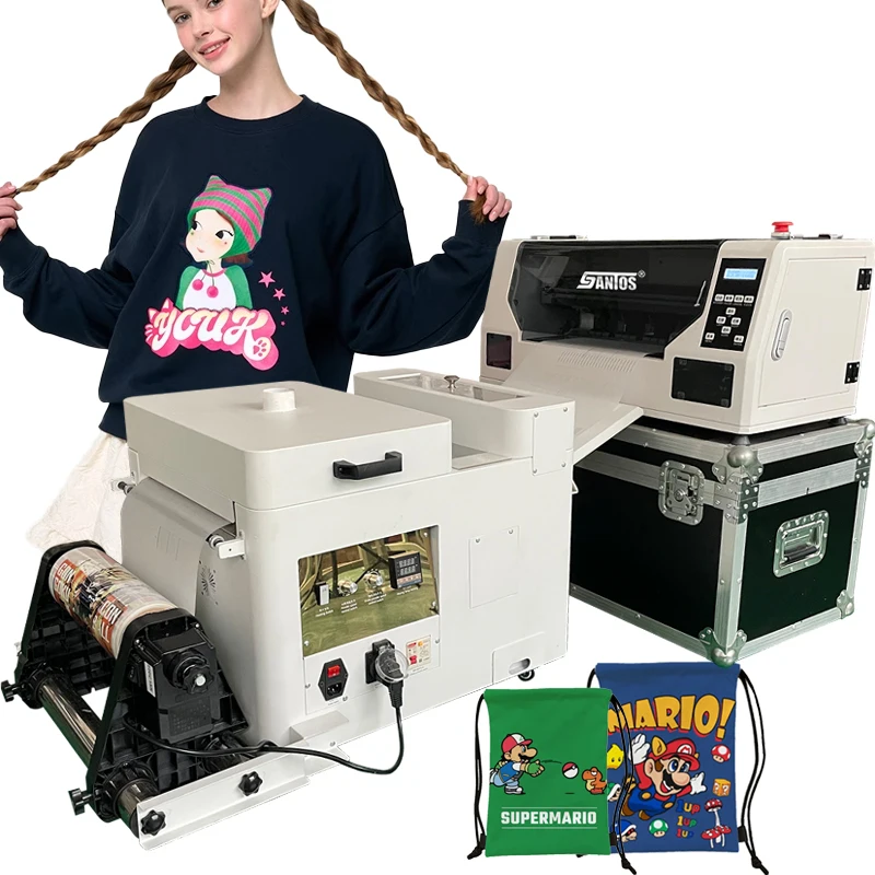 A3+ Dtf Printer Machine Xp600 For Hoodie Hoson Board And Cutter Dtf Printer Machine 30Cm
