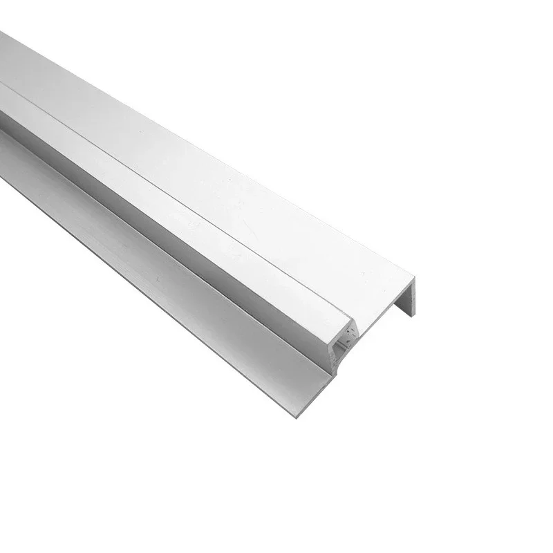 

RV cabinet foot profile, foot line with light slot, luminous aluminum alloy profile at the bottom of wardrobe cabinet