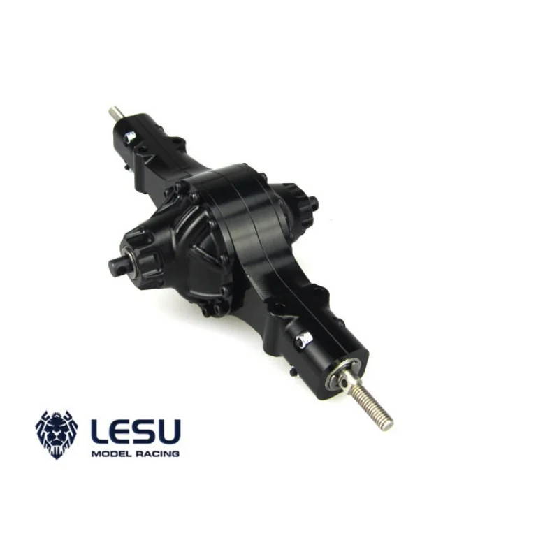 RC 1/14 LESU Differential-Hebelantrieb-Hinterachse für Tamiya Hydraulikbagger, Lader, Muldenkipper für VOLVO Tripper DIY-Teile – Detail 1