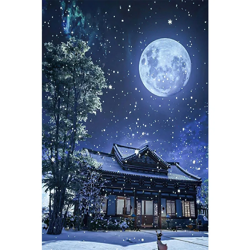 1000 Pieces Puzzle for Adult Moonlight Shadow Difficulty Decompression Games Educational Toys Christmas Gift Decorative Painting