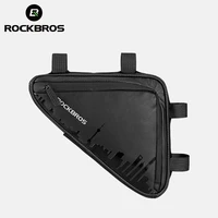 ROCKBROS-bolsa ultraligera para bicicleta, bolsa de almacenamiento para tubo, triangular, para marco de sillín, para ciclismo, accesorios para deportes al aire libre