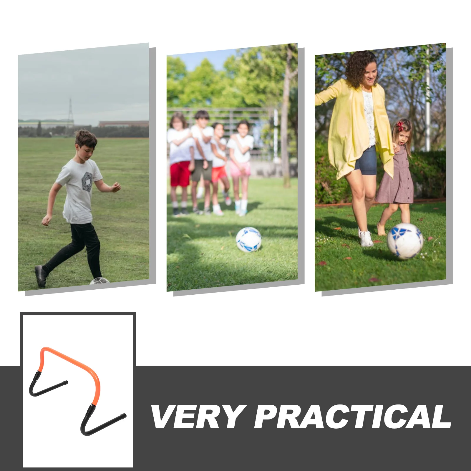 حواجز تدريب كرة القدم الاحترافية المقاومة للاهتراء، حواجز سرعة الرشاقة لممارسة كرة القدم وكرة السلة الرياضية #2