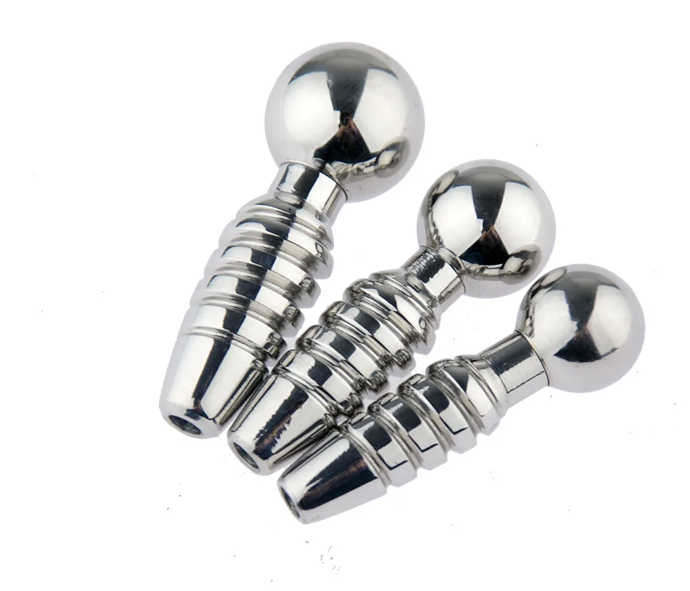 Stainless Steel Urethral Sound Dilator Male Penis Plug Threaded Urethra Catheter Stimulator Adult Game Sex Toy for Men Gay