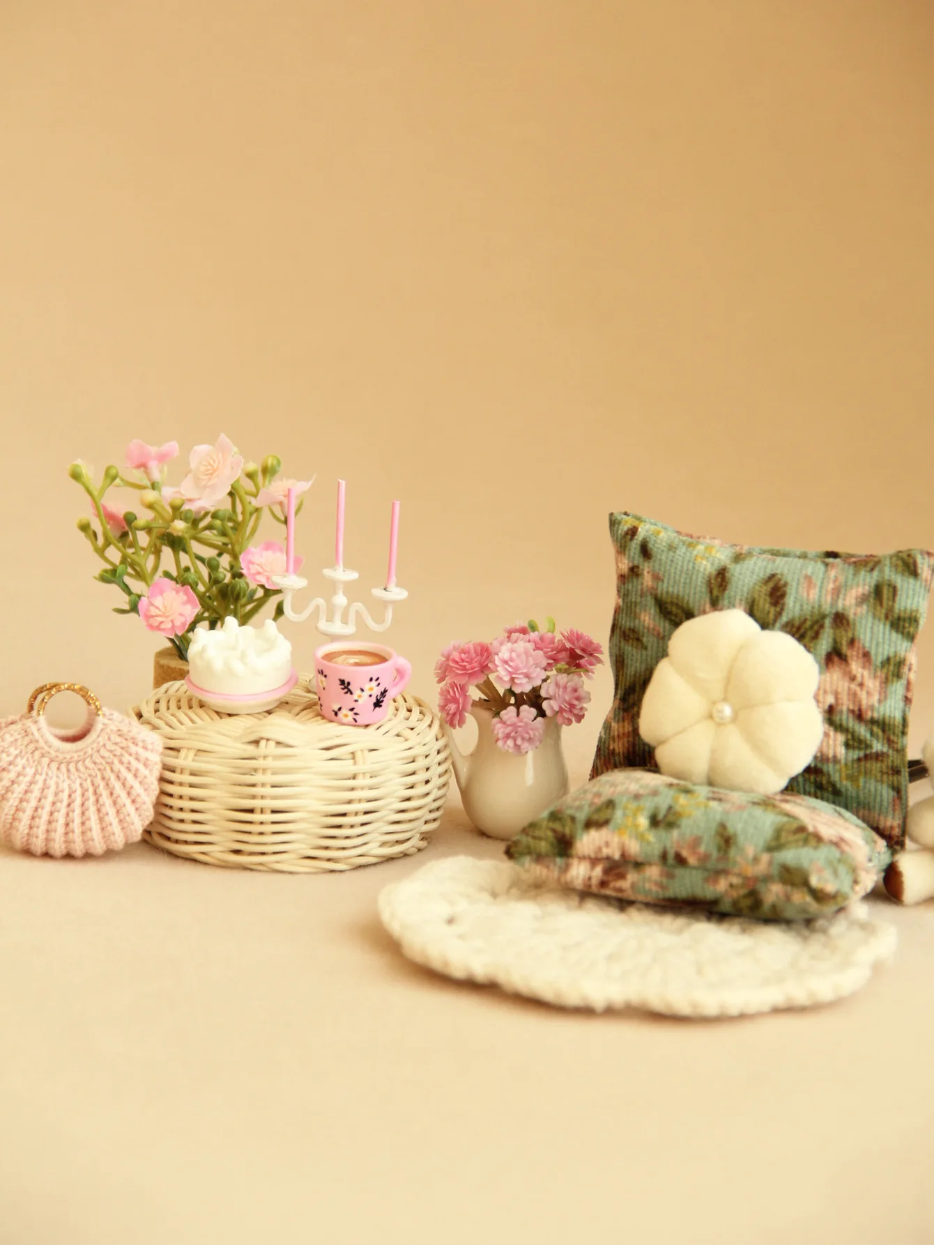 1:12 スケール BJD 人形ソファ OB11 ミニ怠惰な椅子、小さな人形用の柔らかい生地のリクライニング背もたれ付き