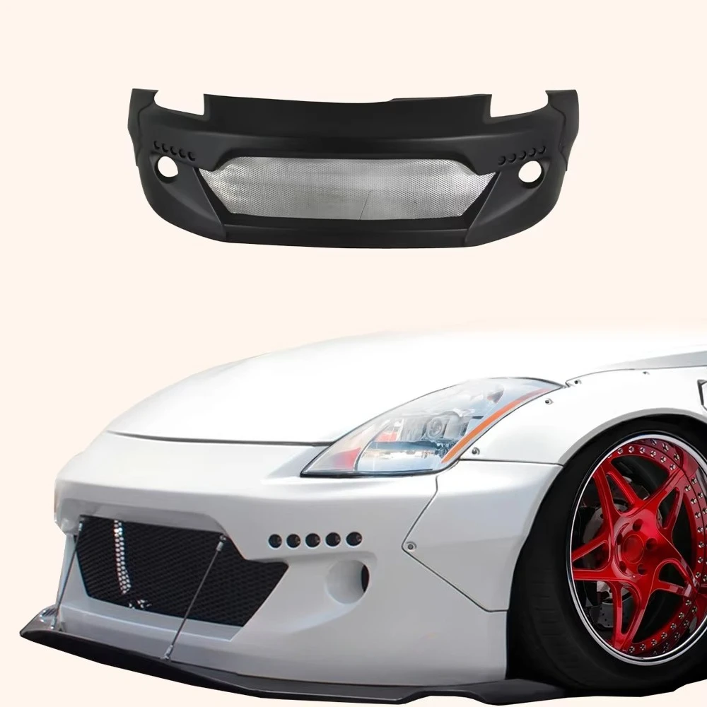 

For Nissan 2003-08 Z33 350Z RB Style Fiberglass FRP Unpaint Front Bumper Bodykit