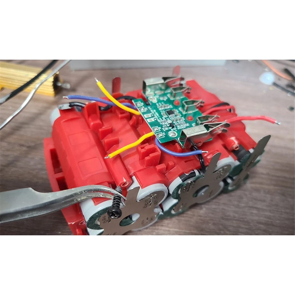 BAT618 Li-Ion Batterijbehuizing PCB Opladen Bescherming Printplaat Spanning voor Bosch 18V BMS Batterij Beheer Systeem