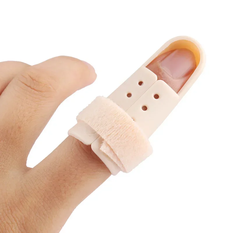 1Pc Adjustable Plastic Hand Finger Splints Support Brace Mallet Splint for Broken Finger Joint Fracture Pain Protection