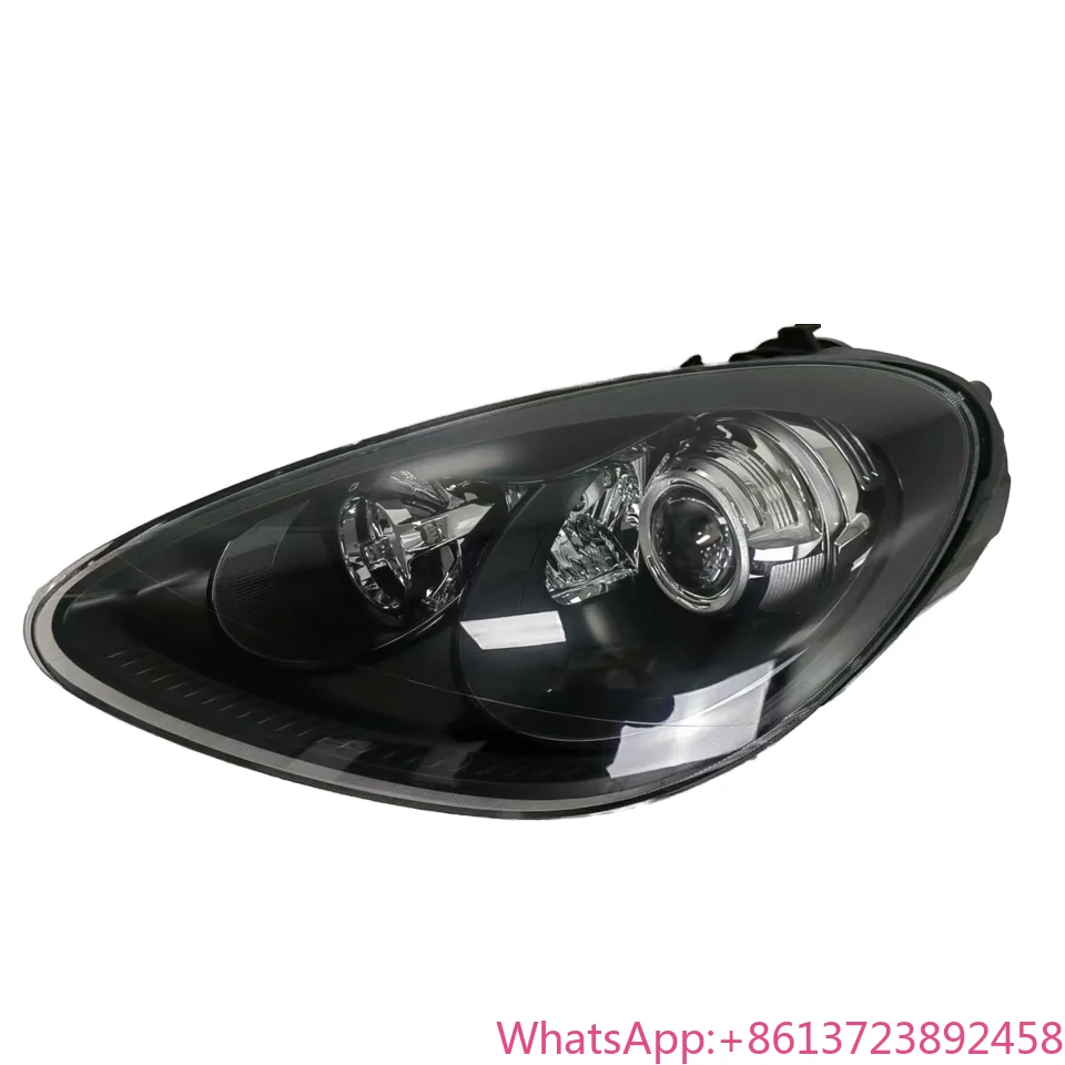 

Горячая продажа: Черная фара для Porsche Cayenne GTS 958 2012-2014, низковольтная, без мерцания, ксеноновая, 8000K