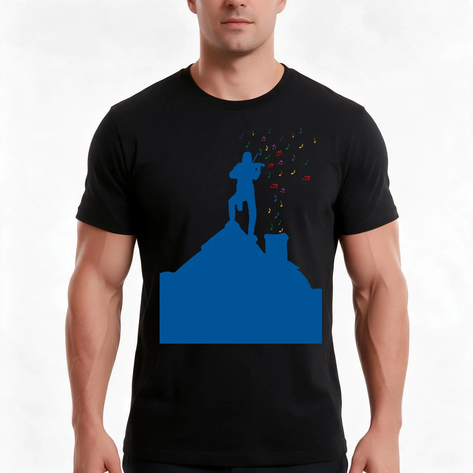 Fiddler on the Roof T-Shirt, Summer Casual Cotton Tee, Oversized Streetwear Tops, Vintage Graphic Print, Loose Fit Short Sleeve