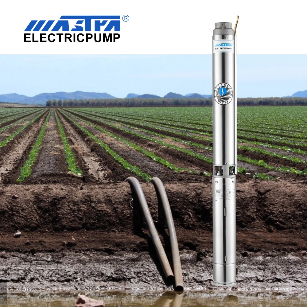 4inch Stainless Steel Ac Electric Centrifugal Borehole  Pump Irrigation Deep Well Submersible Water Pumps