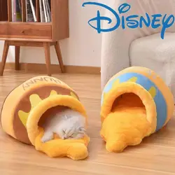 2023 Winnie The Pooh Plush Toys Honey Pot Pet Nest Thermal Cats And Dogs Deep Sleep Plushie Doll Bed Cute Pet Nest Birthday Toys