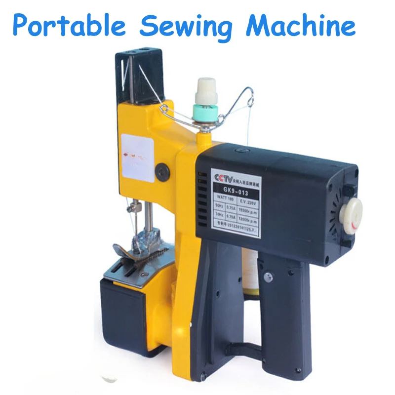 Gun Type Portable Sewing Machine Electric Packet Machine Strapping Woven Sealing Machine