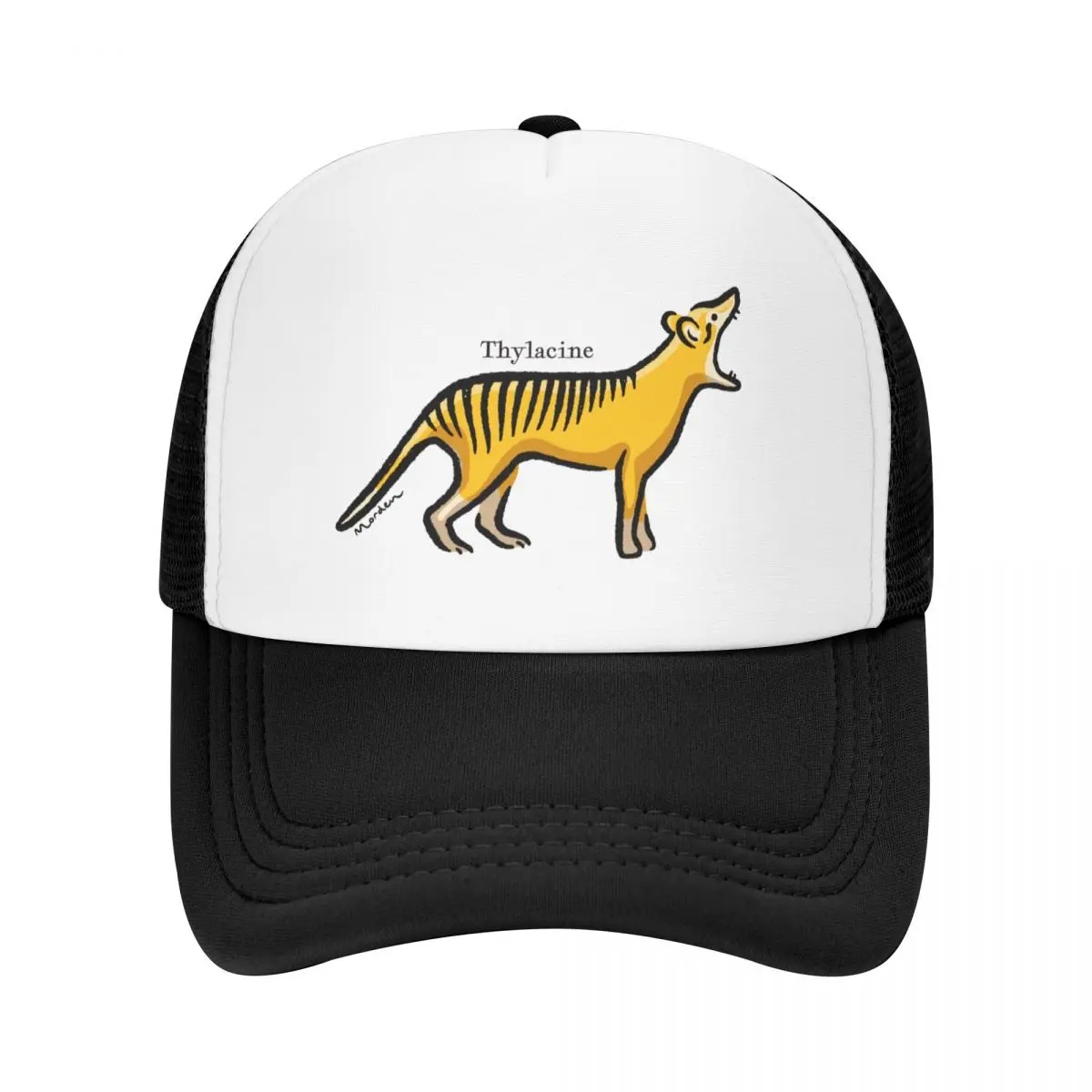 

Thylacine the dog-like marsupial Baseball Cap Anime Hat Beach Bag derby hat fashionable Women's Golf Wear Men's