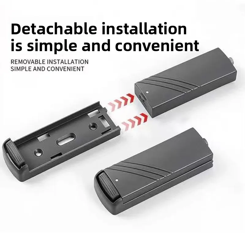 TADSI Soft Close Damper Push Cabinet Rebound Latch Removable Handleless Drawer Door Opener Black White Optional