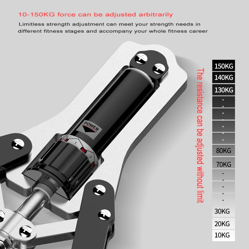 Arm strength device, hydraulic adjustable grip device, multifunctional fitness arm strength stick