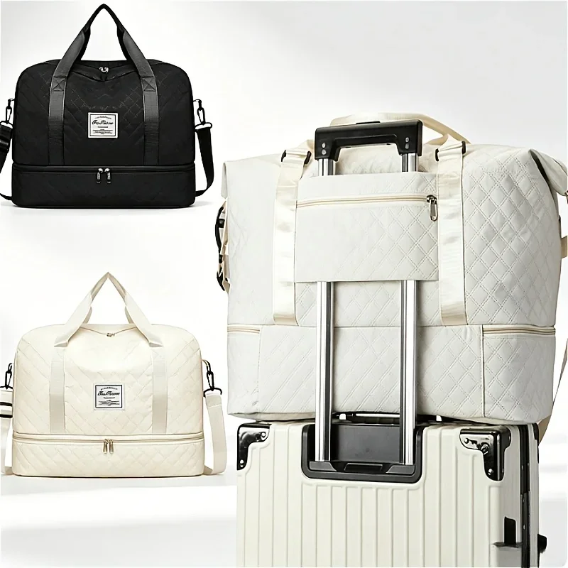 Fitness Bag, Travel Bag, Stylish, Large Capacity, Durable with Compartments, Suitable for Travel and Fitness