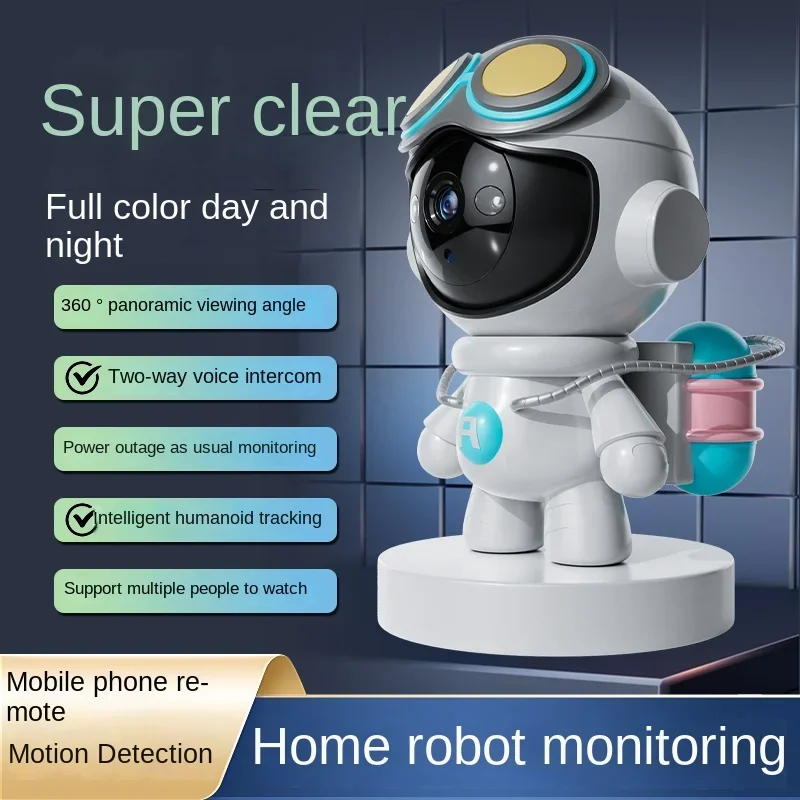 

Doll Robot WiFi IP Camera Wireless Monitor Indoor Track 1080P Automatic HD Smart Home Video Security Surveillance Camera