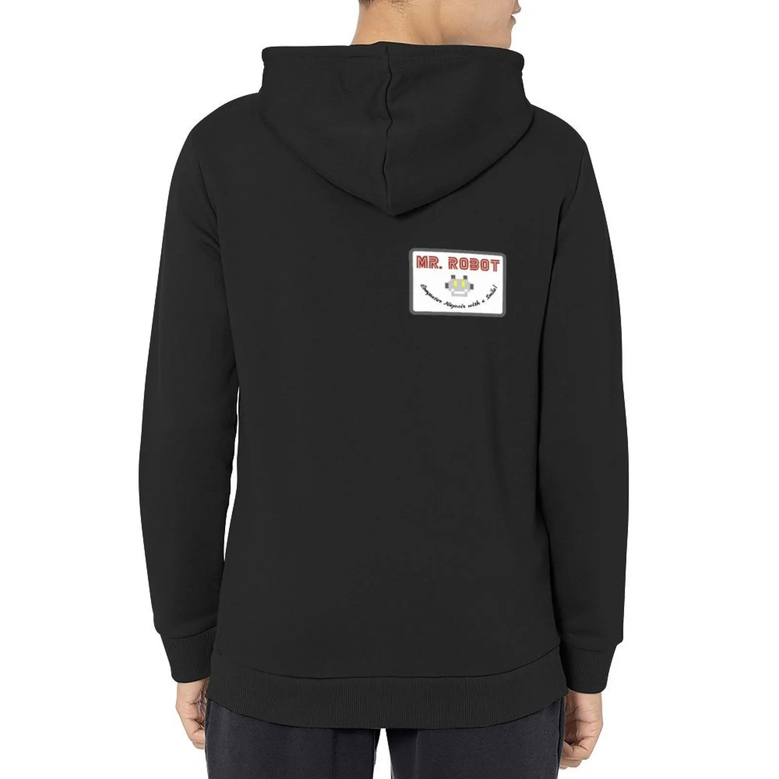 

Mr. Robot Patch Tee Hoodie korean autumn clothes autumn men clothing men's sweat-shirt mens hoodie