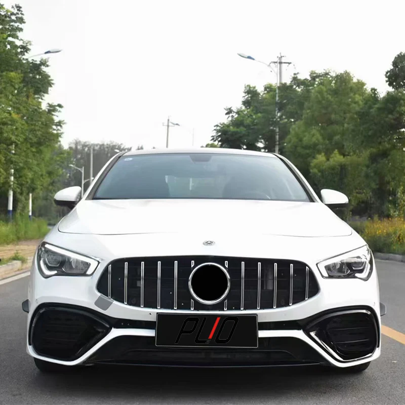 

Комплект кузова подходит для Mercedes Benz CLA Class W118, обновление до CLA45S AMG, решетка бампера, выхлопные трубы