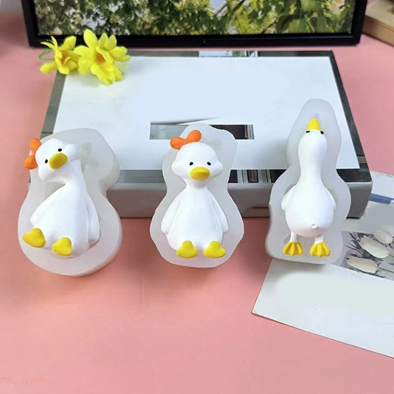 

Silicone Duck Shaped Mold for Handmade Enthusiasts Aromatherapys Mould Practical Craft Classroom Supplies