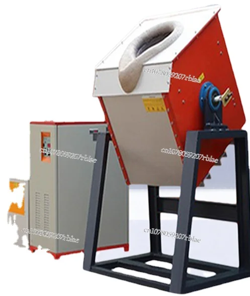 Small Dump Medium Frequency Melting Furnace High-Frequency Heater Electromagnetic Induction Furnace