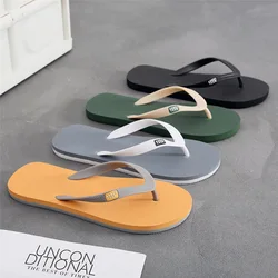 Summer Flip Flops Slippers Men Casual Non-Slip Male Flip Flops Breathable Beach Solid Comfortable Slippper Zapatillas Hombre