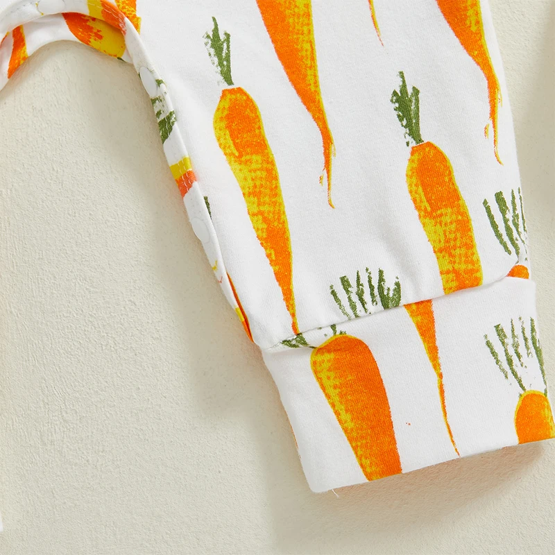 

Комплект пасхального платья из двух предметов для маленьких девочек, комбинезон без рукавов с принтом кролика и подходящей повязкой на голову — очаровательный наряд для новорожденных