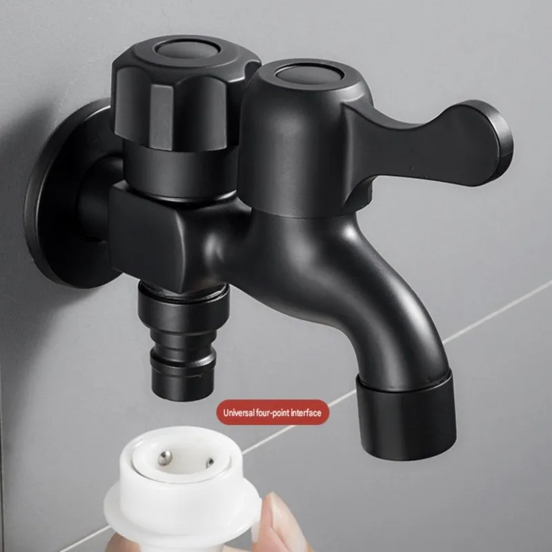 【CYBER MONDAY】For Washing Machine And Mop Pool Faucet-Dual-Function Wall-Mounted Quick-Open Tap For Laundry
