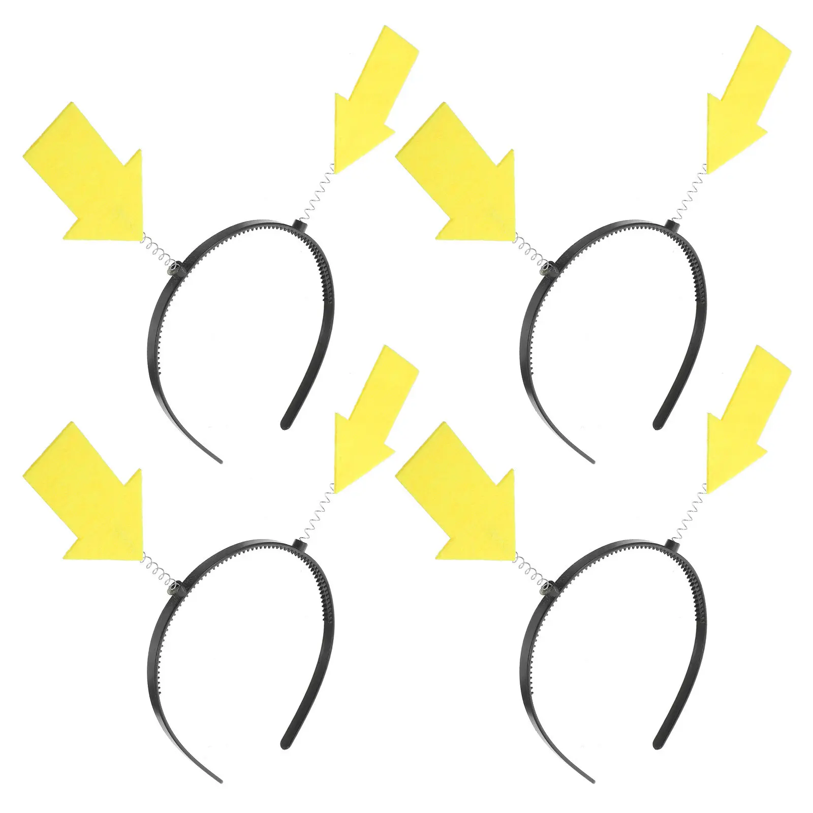 

4Pcs Arrow Headbands Novelty Humor Hair Hoop for Cosplay Events Birthday Concerts Fun Party Supplies Women Kids Festival Gear