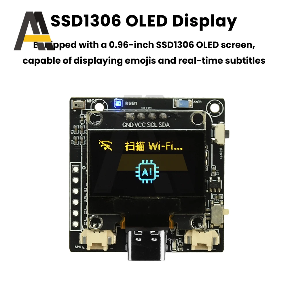 وحدة صوت ESP32-C3 AI مع شاشة OLED تدعم لوحة تطوير Xiaozhi AI WiFi لمشاريع الروبوت الذكية #2