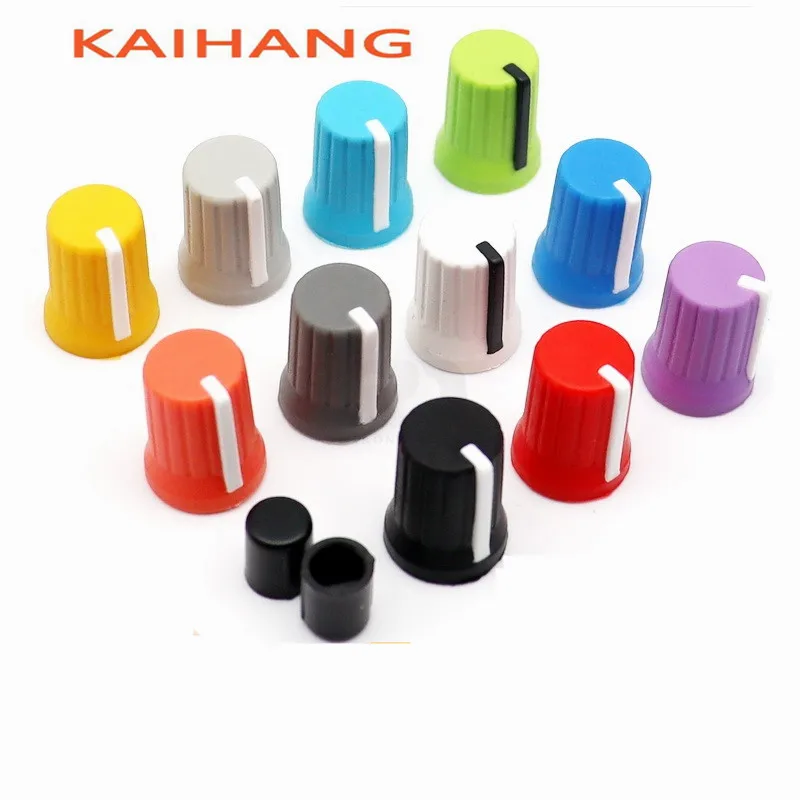 5PCS 15*20MM soft rubber Pioneer EQ knob DJM750 800 850 900 2000 DJM DDJ Pioneer Mixer  knob cap Half-axi  Hole 6mm Any angle