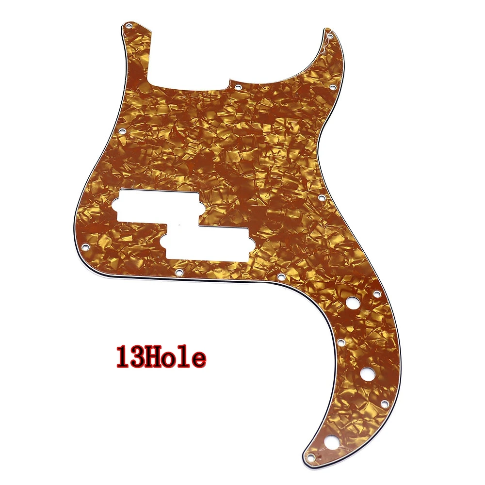 E-Gitarren-Schlagbrett aus 3-lagigem PVC, Schlagbrett für PB-Bassgitarre, 13 Löcher mit Schrauben – Detail 18