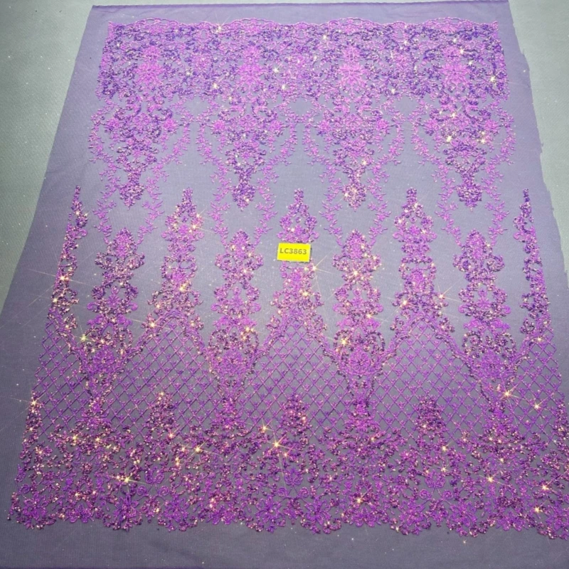 

10 ярдов тюлевой ткани с голубым оттенком и золотым глиттером, вышивка, сетчатое кружево с приклеенными блестками и пайетками для свадьбы или вечеринки