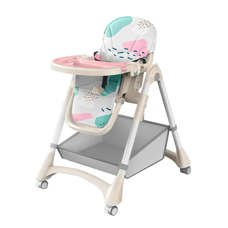 Silla de alimentación de bebé multifuncional, silla plegable para bebé, asiento de mesa de comedor portátil para el hogar, mesa de comedor para niños